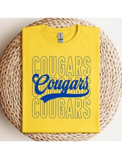 Cougars Script Tee