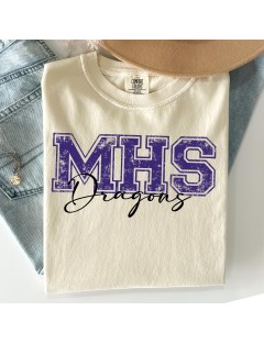 Vintage Varsity Dragons--  MHS