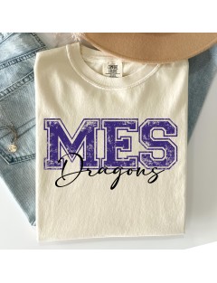 MES Vintage Varsity Dragons