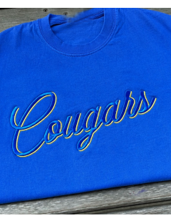 Cougars Legacy Script Embroidery
