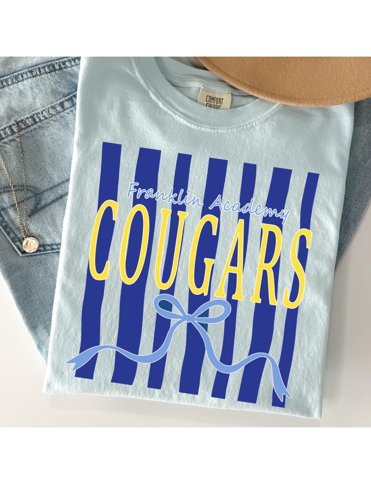 Preppy Stripe Cougars
