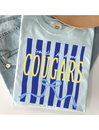 Preppy Stripe Cougars