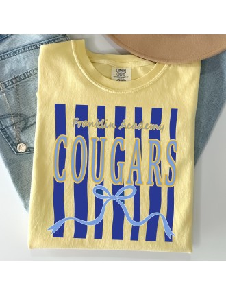 Preppy Stripe Cougars