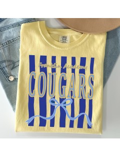 Preppy Stripe Cougars