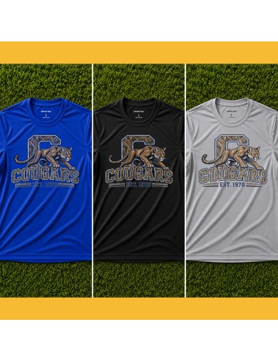 Camo Cougar Performance Tee