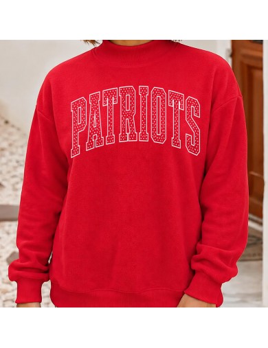 Dot Spirit Patriots Mock Neck