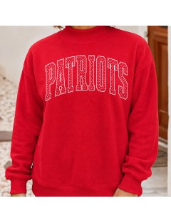 Dot Spirit Patriots Mock Neck