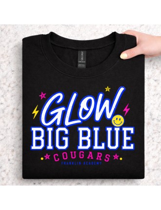 Glow Big Blue Cougars Tee