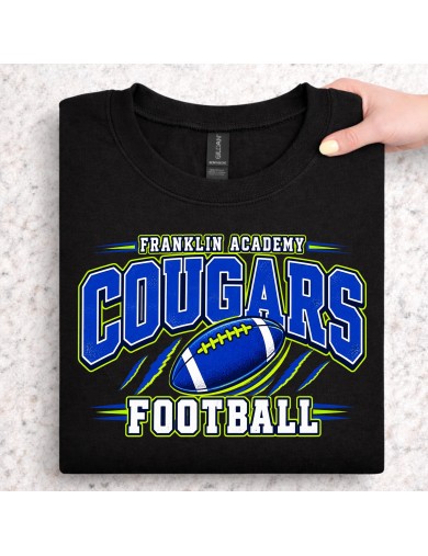 Neon Blitz Cougars Football Tee