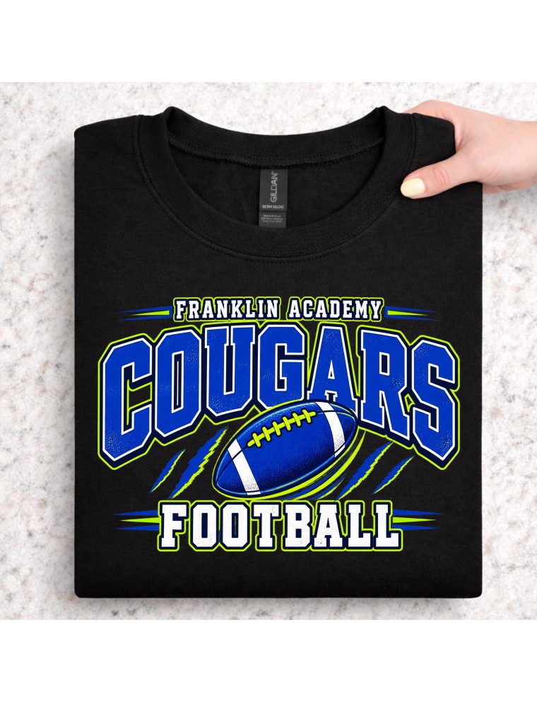 Neon Blitz Cougars Football Tee