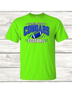 Neon Blitz Cougars Football Tee