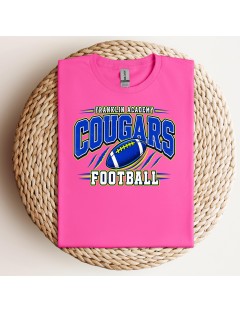 Neon Blitz Cougars Football Tee