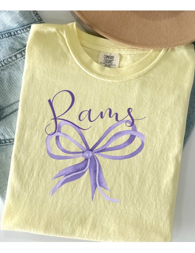 Rams Watercolor Bow