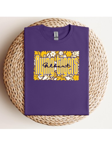 Flying Tigers Floral Frame