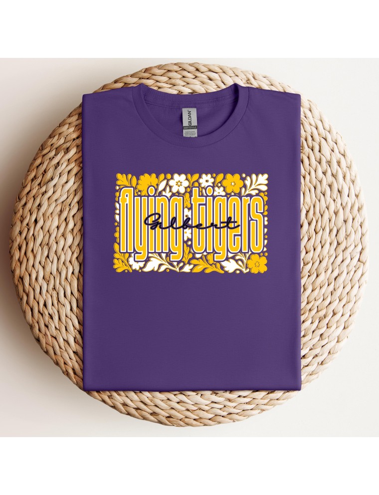 Flying Tigers Floral Frame