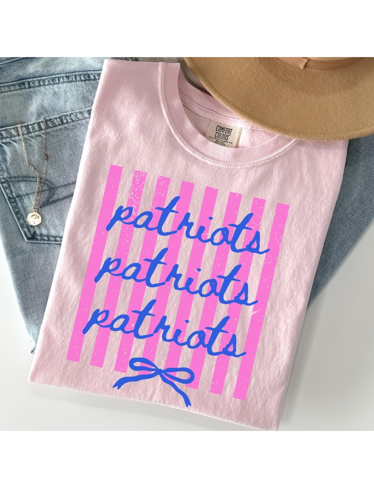 Triple Patriot Bow Tee
