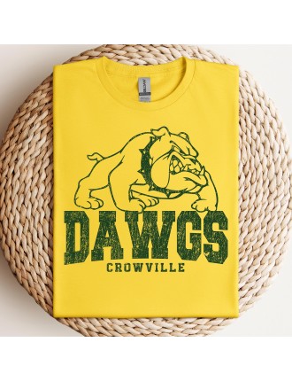 Crowville Dawgs Vintage Spirit Tee