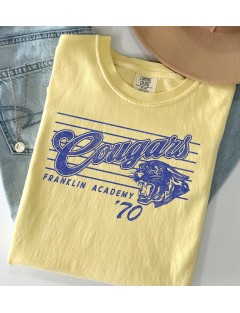 Franklin Academy '70 Vintage Cougar Tee