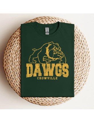 Crowville Dawgs Vintage Spirit Tee