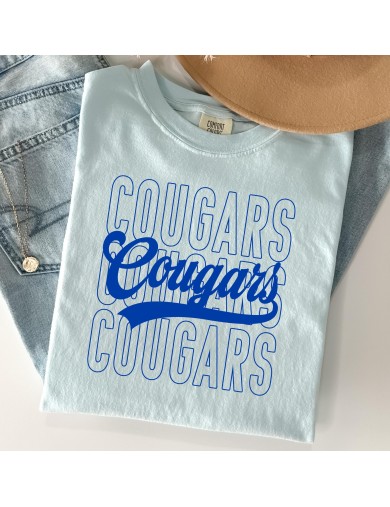 Cougars Script Tee